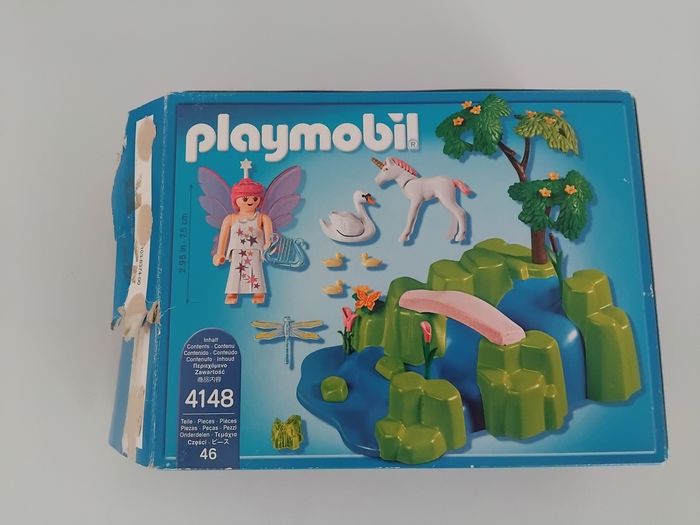 PLAYMOBIL Jardin Fée et Licorne 4148 Complet - photo numéro 4