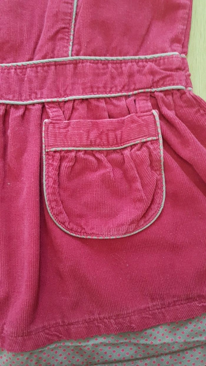 Robe velours côtelé 4 ans avec petit sac intégré - photo numéro 4