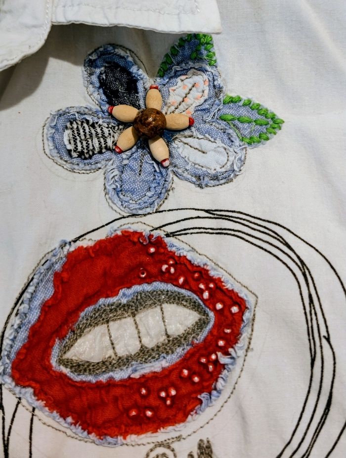 Chemise 🌸 Desigual 🐦 très belle qualité 🌿 taille M 🌸 - photo numéro 6