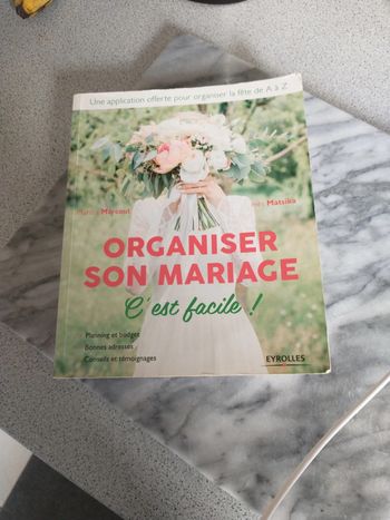 Livre organiser son mariage c'est facile