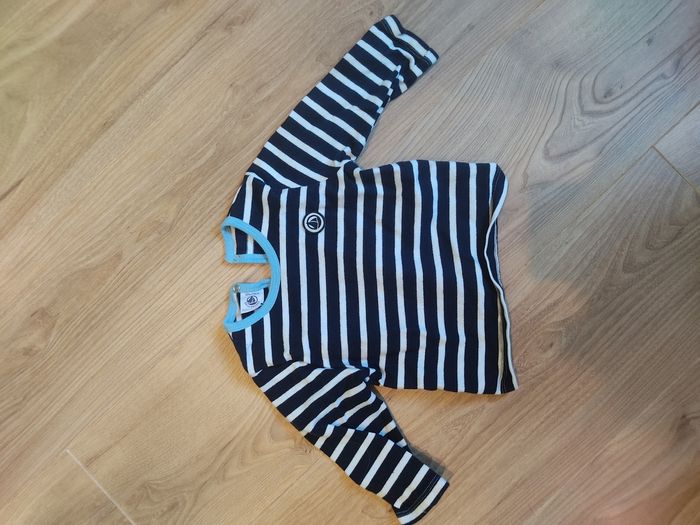 Pull fin marinière