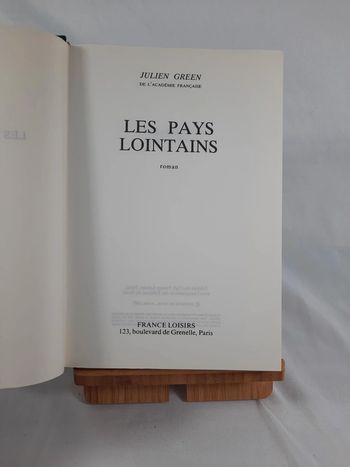 Julien Green, Les pays lointains, C6