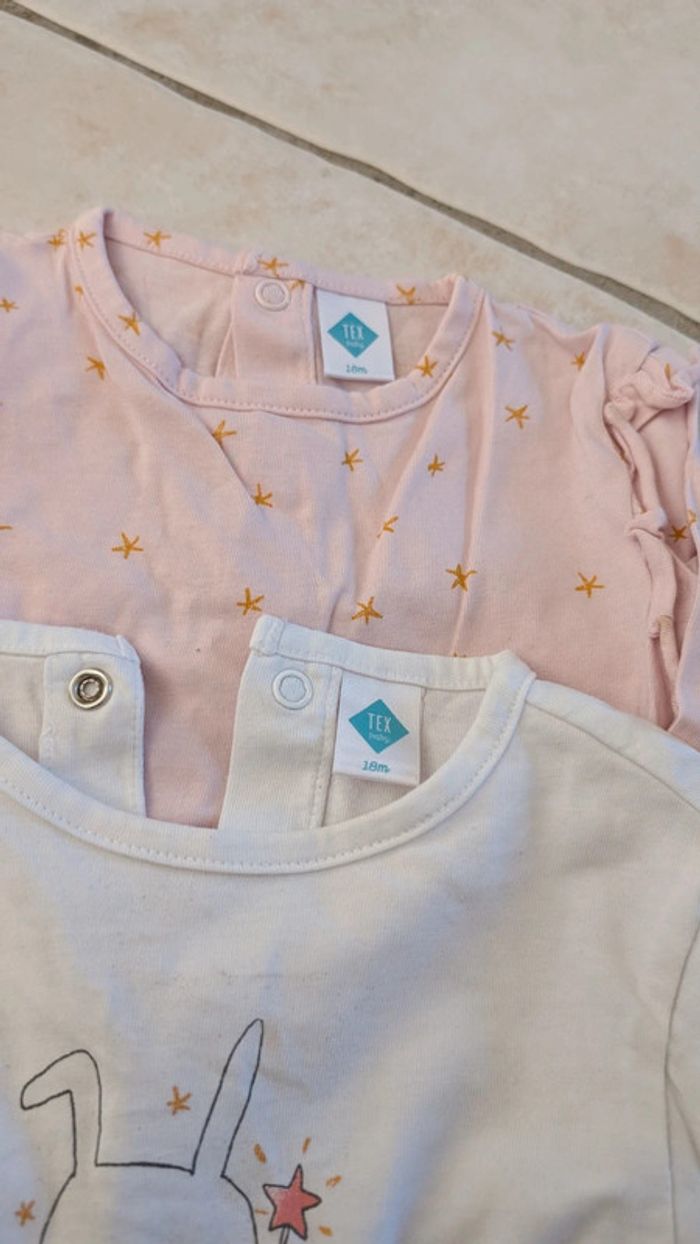 Lot de 2 tee shirt tex - photo numéro 3