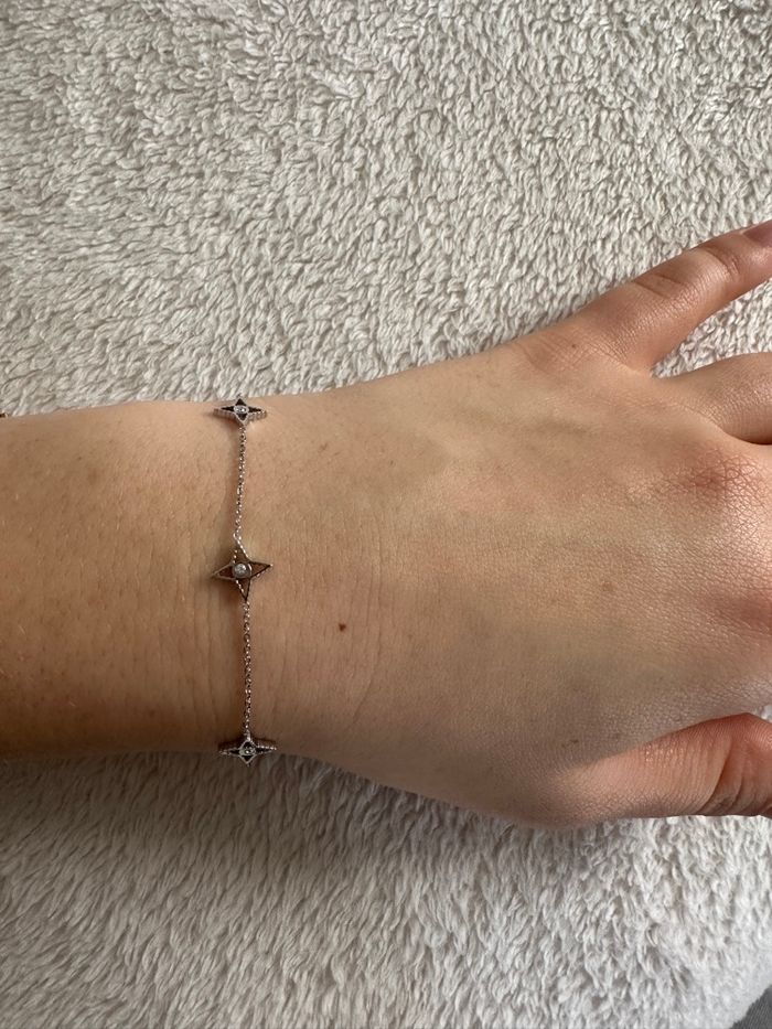 Bracelet acier inoxydable strass - photo numéro 2