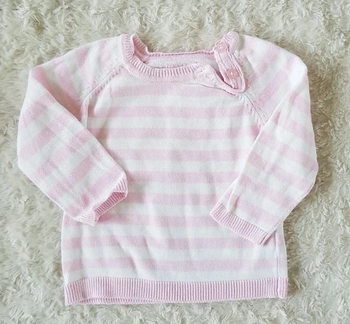 Pull fille 6/9 mois 74 cm