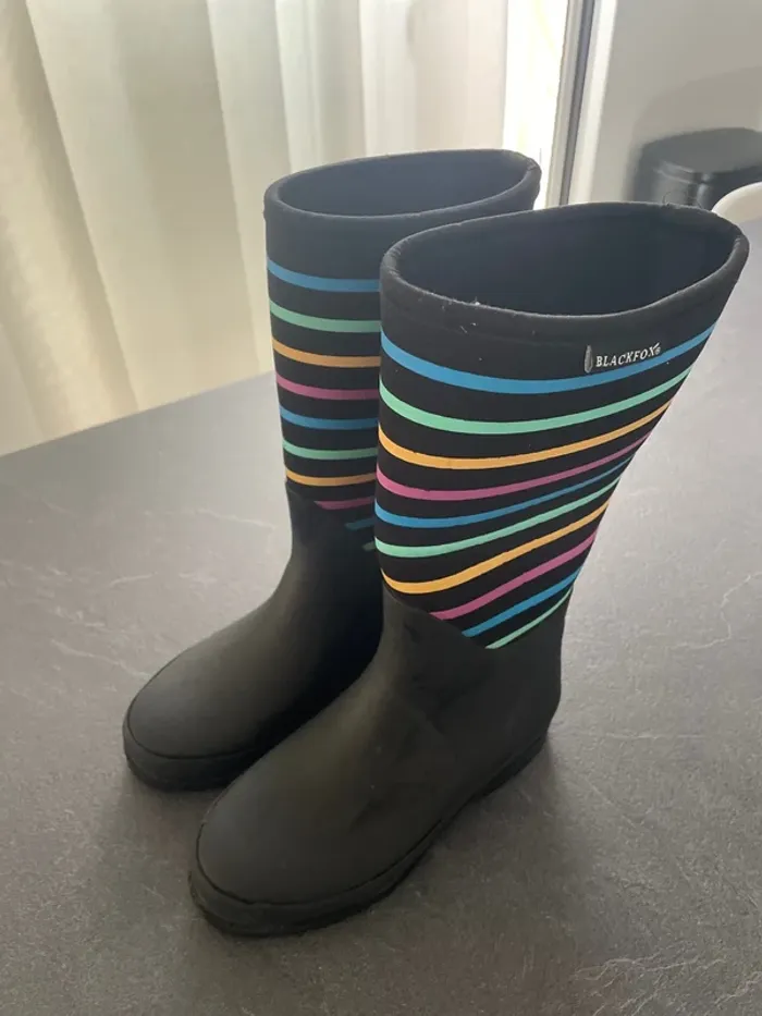 Bottes enfant femme 36 blackfox pluie neige chaussures
