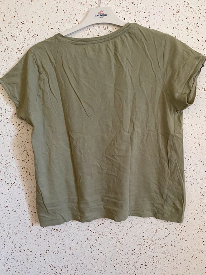 T-shirt manche courte kaki - photo numéro 3