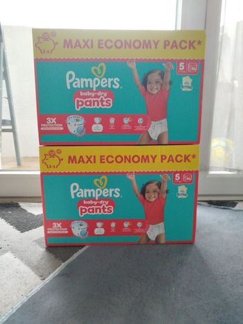 2 cartons pampers pants taille 5 
