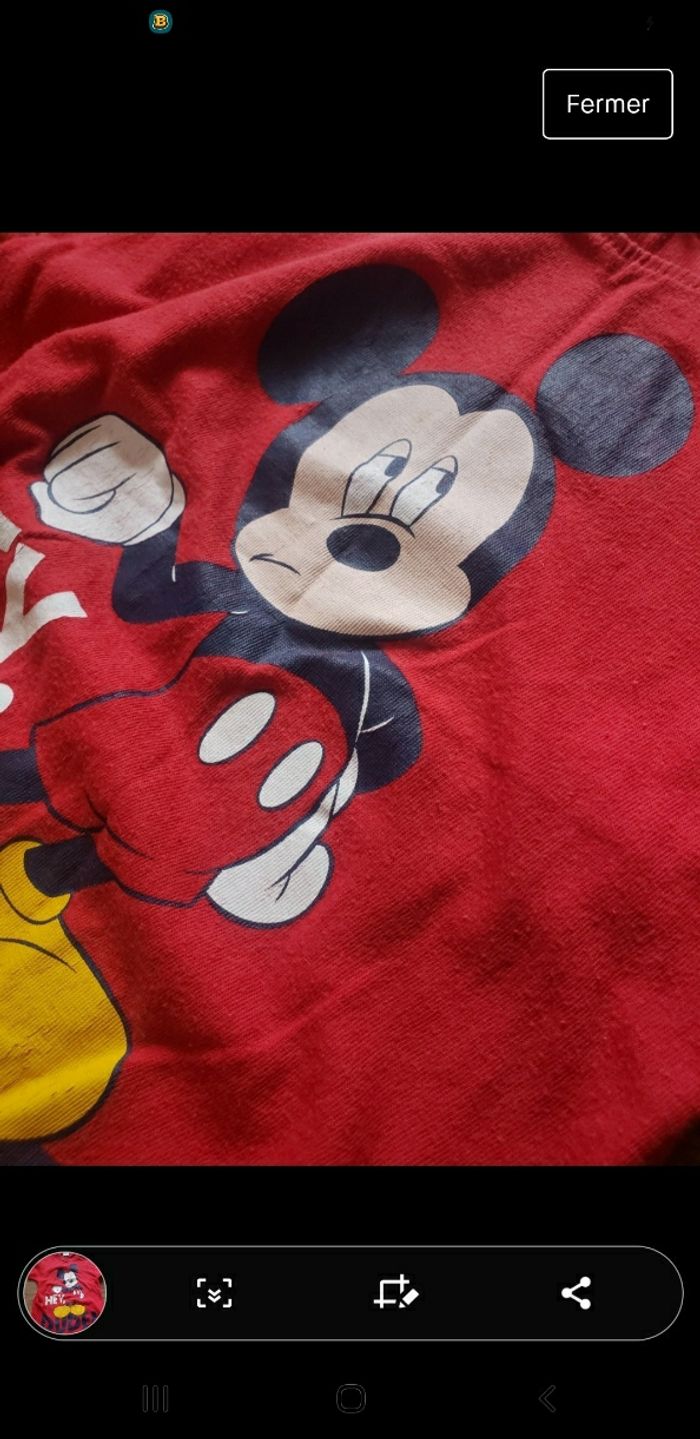 t-shirt mikey mousse 5 ans - photo numéro 2