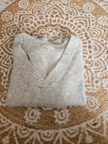 Pull gris h&m