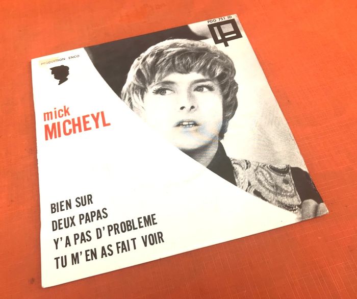 Vinyle 45 tours Mick Micheyl Tu m' en as fait voir PDG 751 ID - photo numéro 2