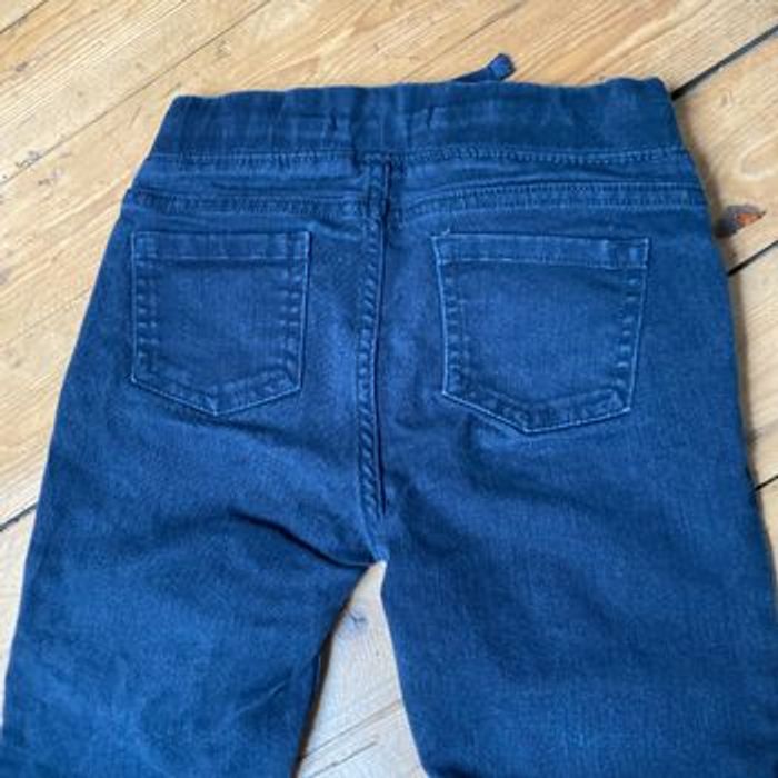 Pantalon jeggpant coton bleu marine 8 ans même pas peur - photo numéro 4