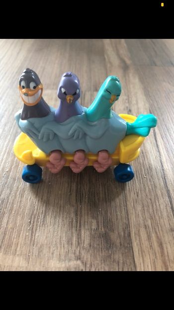 Petite figurine roulante vintage