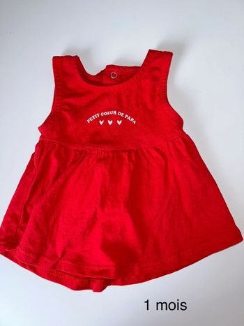 Robe 1 mois
