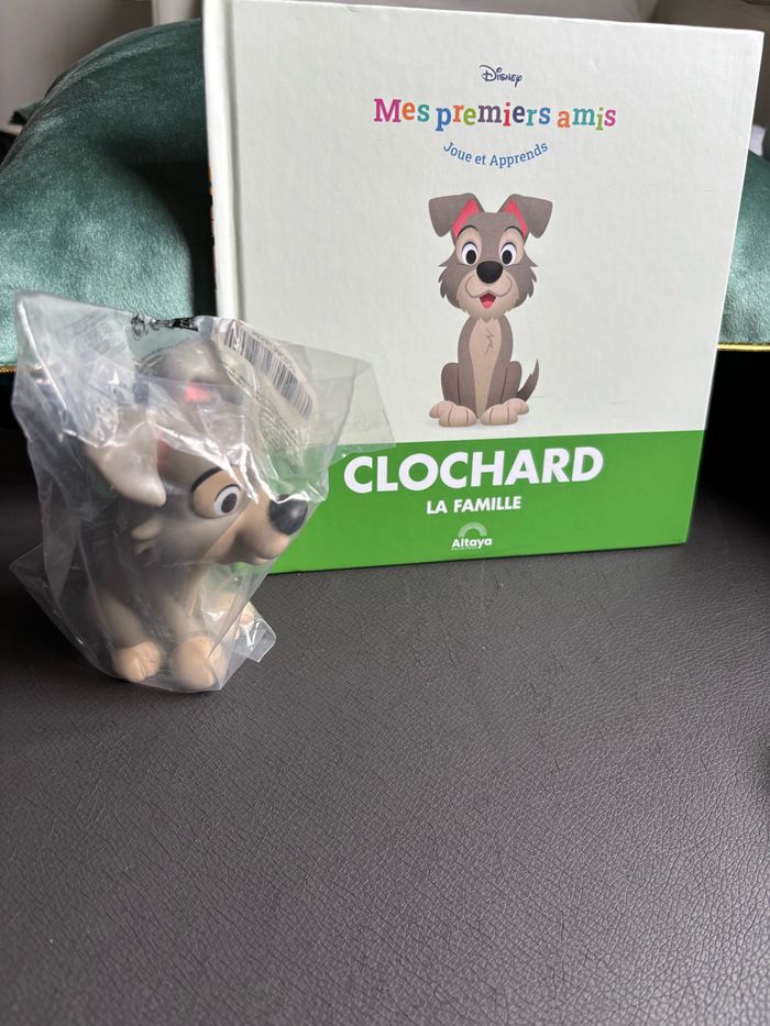 Figurine + Livre Clochard n 27 Mes Premiers Amis Disney Altaya
