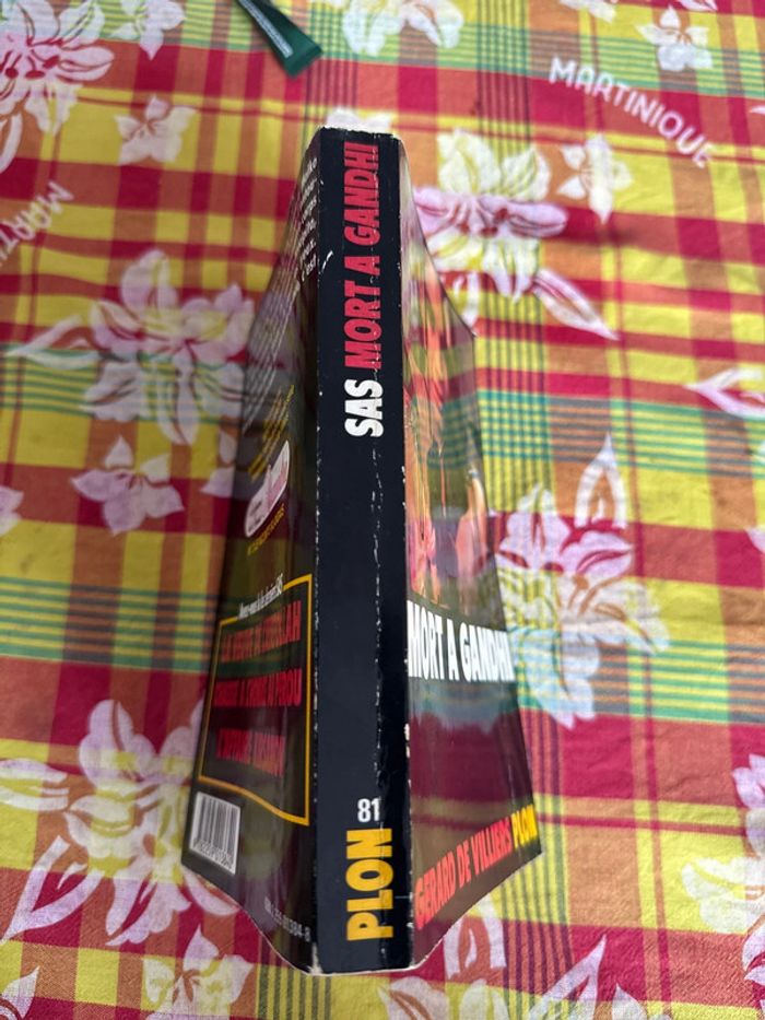 Livre Mort à Gandhi - Gérard de Villiers Plon - 81 - photo numéro 2