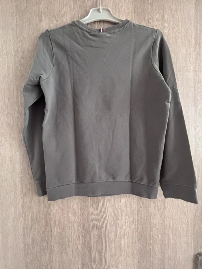 Pull Le Coq Sportif garçon 12 ans coton gris - photo numéro 5