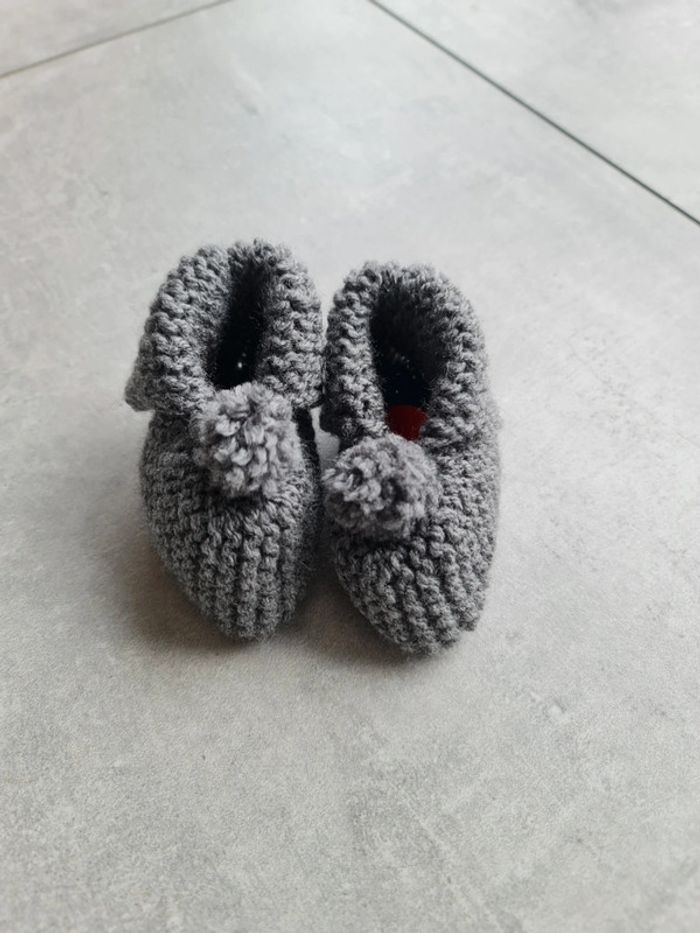 Chausson bébé en laine maternité 6-9 mois