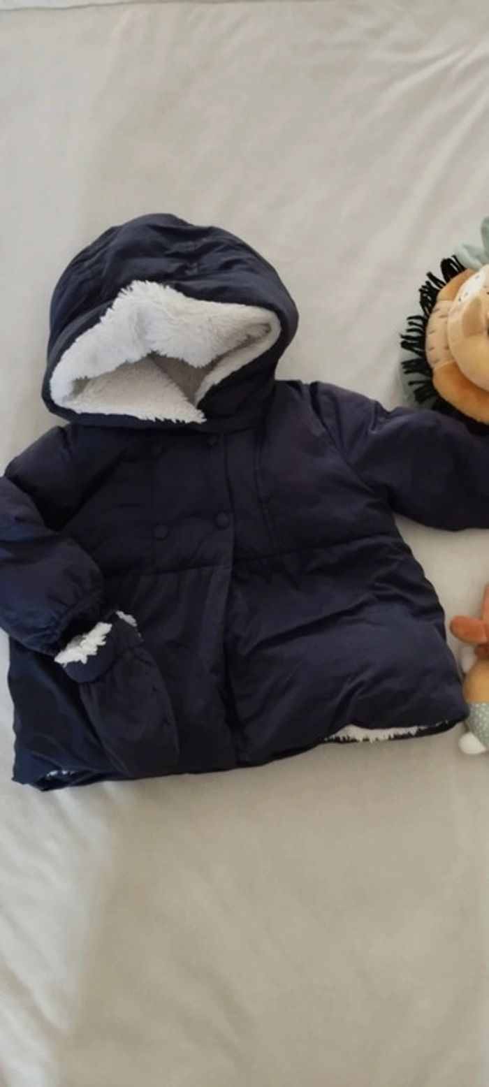 Manteau bleu 18 mois
