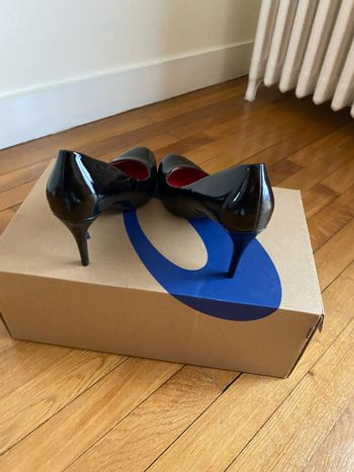 Chaussures à talons  noir brillant - photo numéro 7
