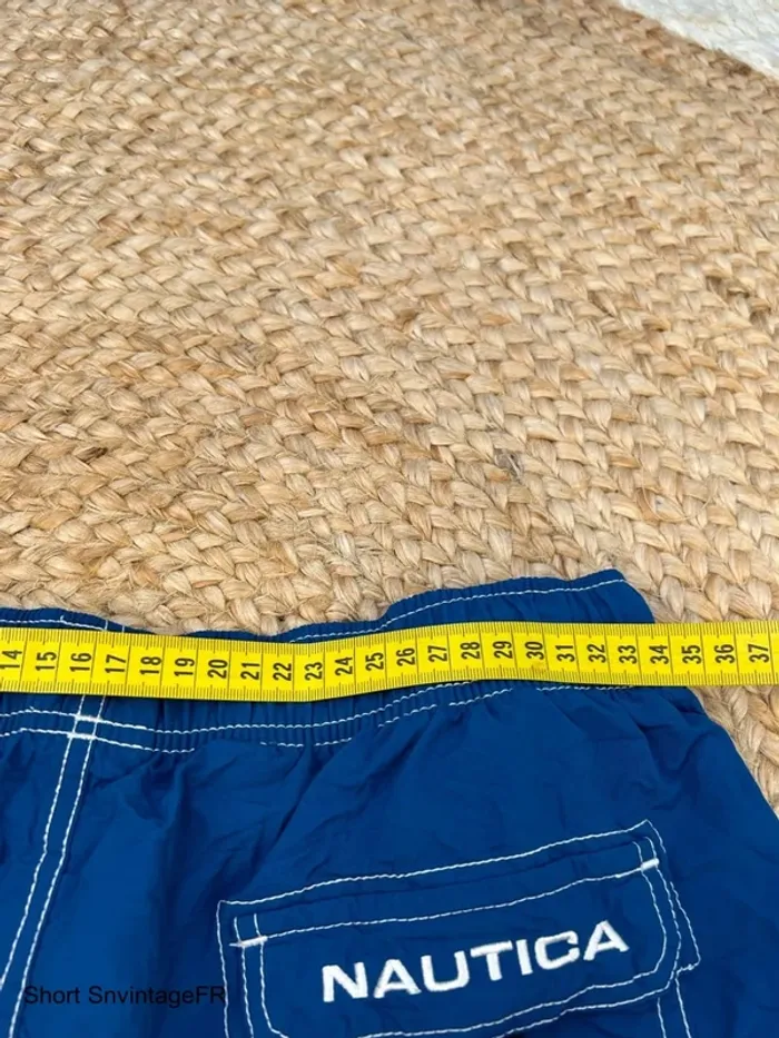 Short de Bain Nautica Marine & Blanc Homme Taille S | Très Bon État | Swimwear – SM948 - photo numéro 9