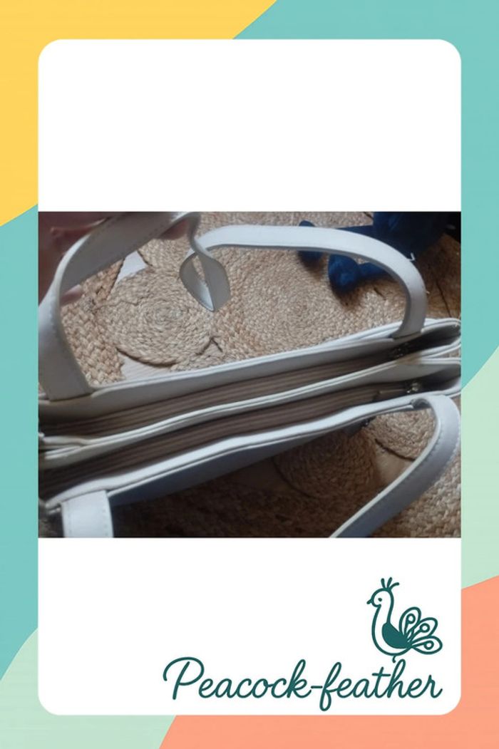 Sac à main crème - photo numéro 4
