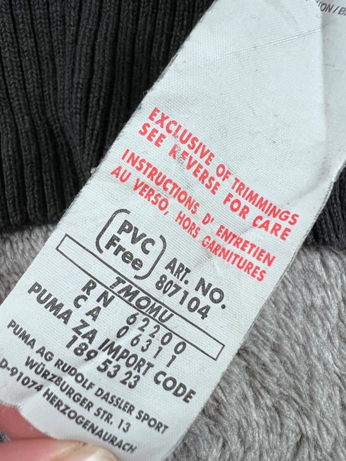 Pull à Rayures Puma Noir et Gris Taille M - photo numéro 13