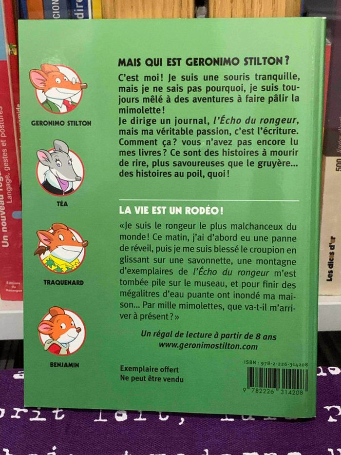 La vie est un rodéo! Geronimo Stilton - photo numéro 2