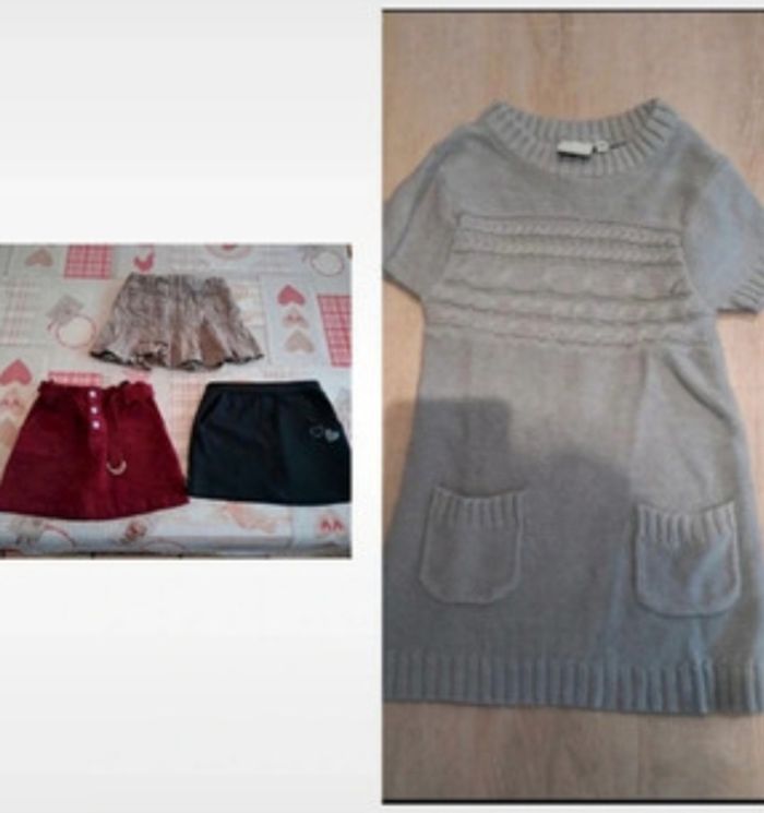 Lot de robe et jupes 6ans neuf et tbe