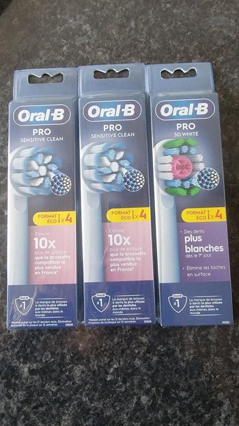 Lot de 10 brossettes oral-B