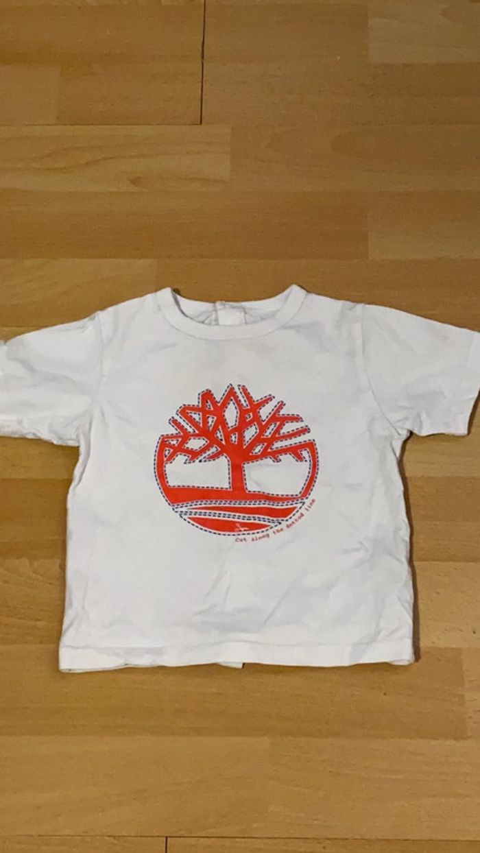 Tee shirt bébé timberland