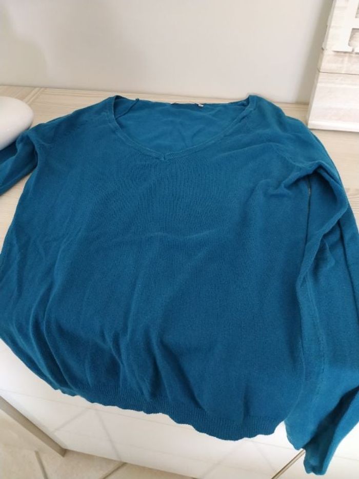 Pull bleu camaïeu XS. S
