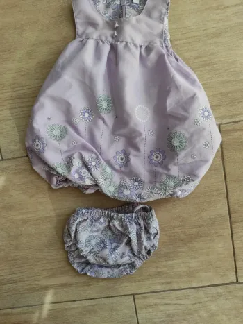 Robe boule lilas