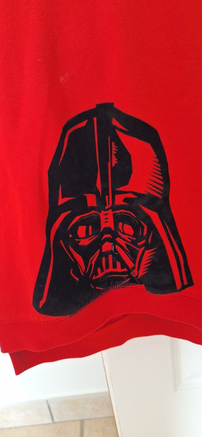 Sweat à capuche rouge Star wars/ 10 ans / Orchestra - photo numéro 2