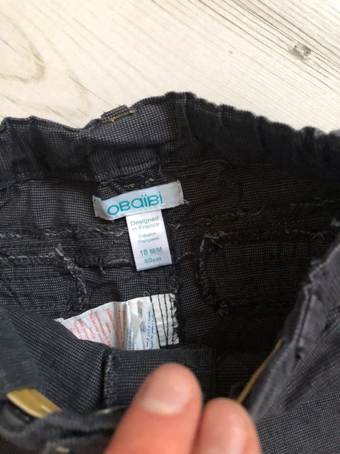 Pantalon habillé OBaibi neuf 18 mois - photo numéro 3
