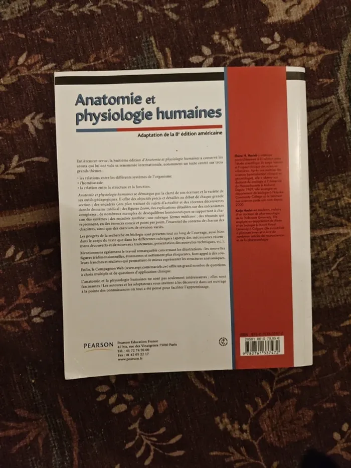 Anatomie et physiologie humaines Elaine N Marie Katja Hoehn - photo numéro 2