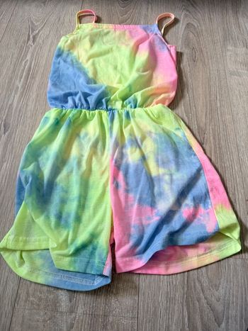 Combinaison short multicolore 
