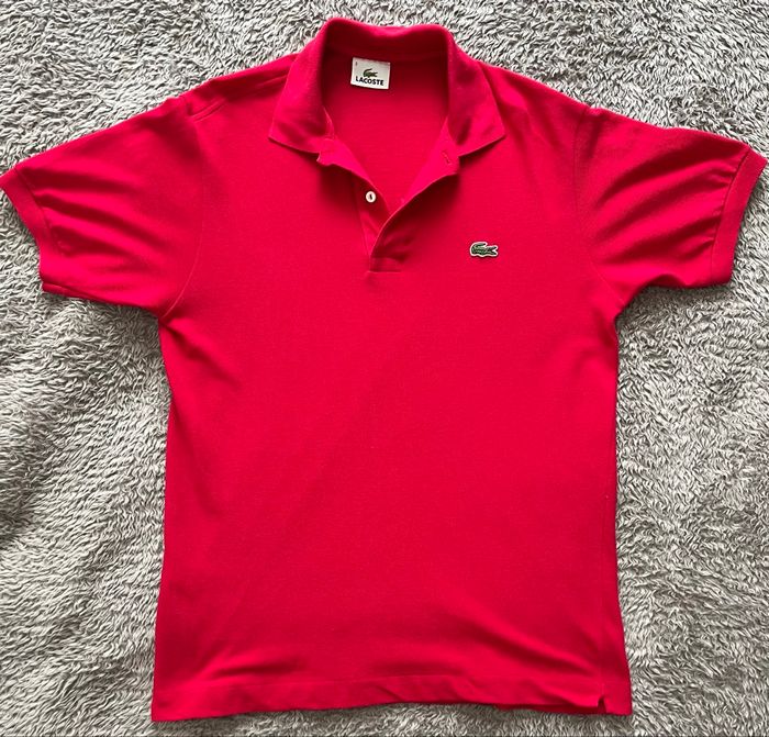 Polo lacoste rouge homme Taille M parfait état