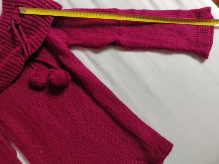 Pull col large fushia H&K taille 42 - photo numéro 9