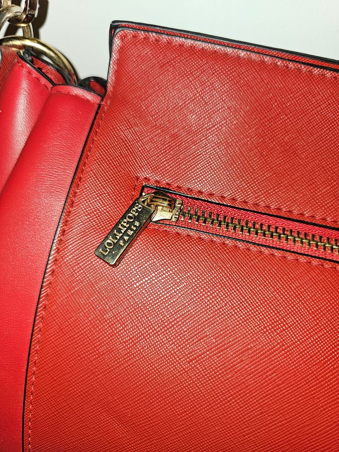 👜 Sac Lollipops – Rouge, clouté – Taille moyenne - photo numéro 4