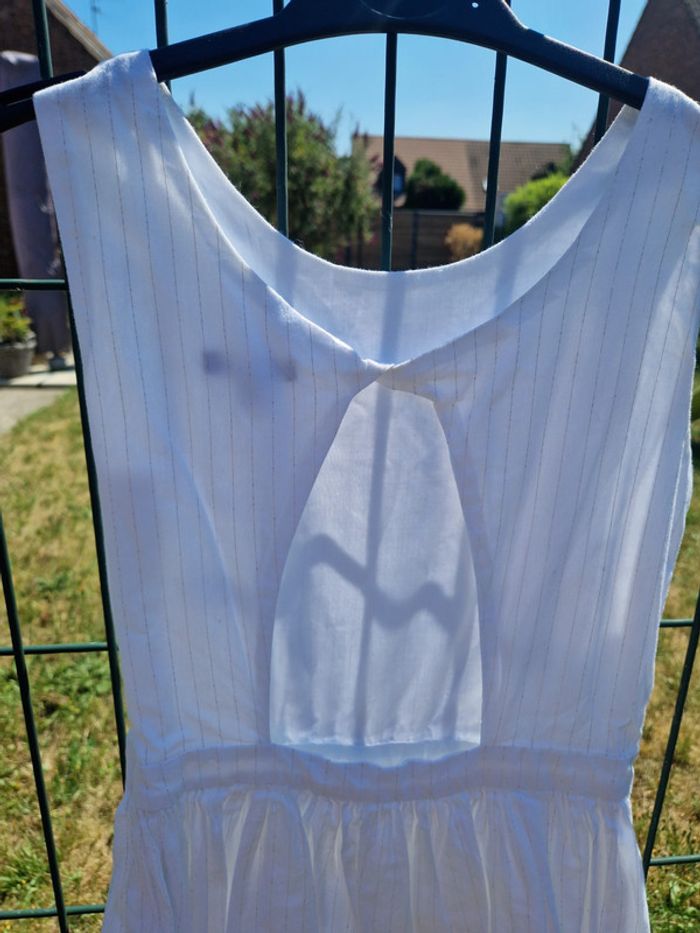 Robe blanche dos-nu Okaïdi 10 ans - photo numéro 7