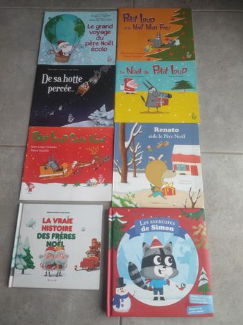 Lot 8 livres de Noël 