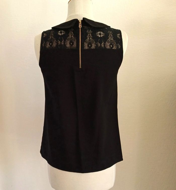 Haut noir Color Block taille S - photo numéro 5