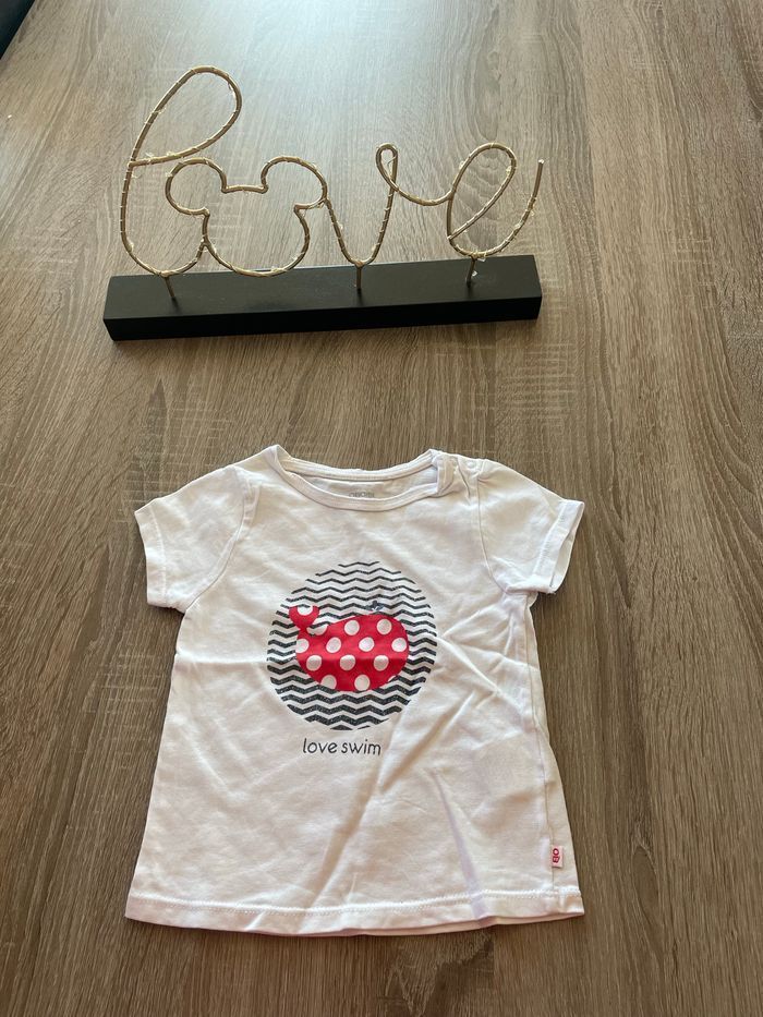 Tee shirt poisson 🥰 obaibi taille 12 mois