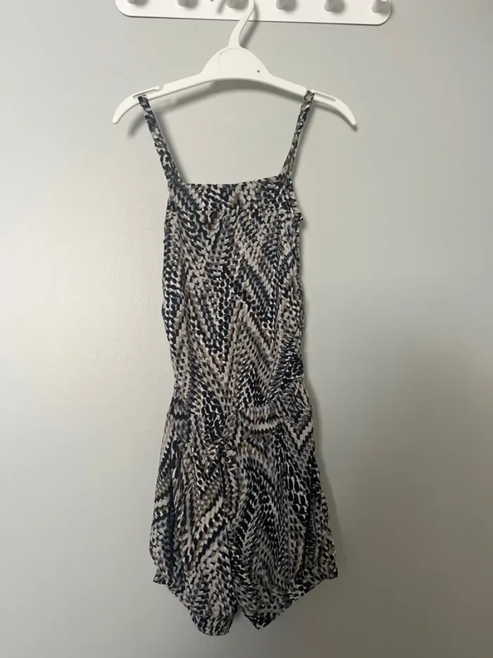 Salopette short légère pour été et beaux jours avec gilet taille 3 ans - photo numéro 2