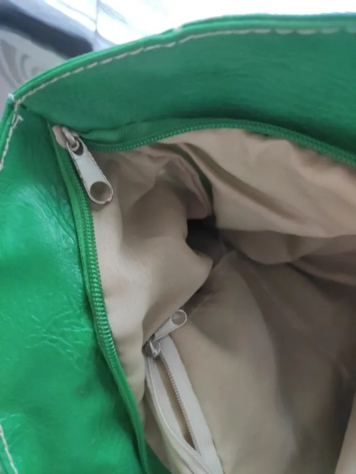 Sac vintage vert - photo numéro 4