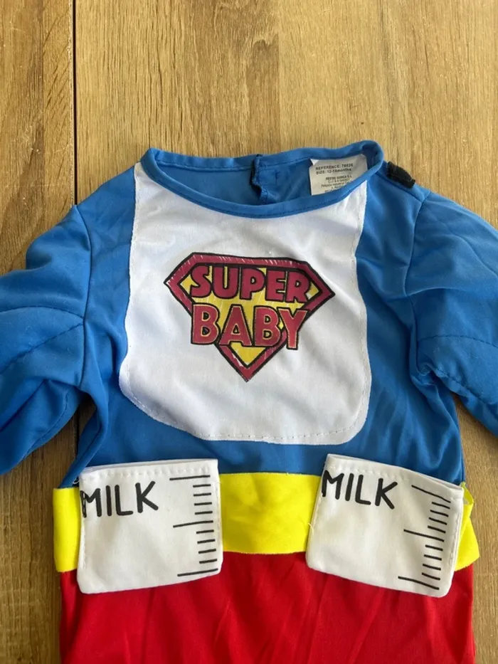Déguisement bébé garçon super baby 12/18 mois - photo numéro 3