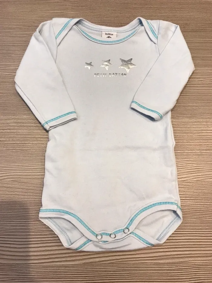 3 bodies ML Petit Bateau 3 mois parfait etat🦊 - photo numéro 3