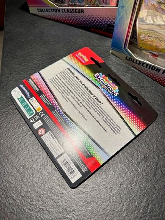 [NEUF] Tripack TeckSticker au choix Pokémon EV8,5 Évolutions Prismatiques (bleu ou vert) - photo numéro 3