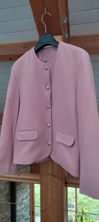 Veste vintage rose Promod laine taille 1